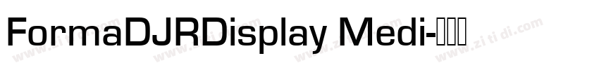 FormaDJRDisplay Medi字体转换